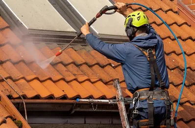 Démoussage et hydrofuge de toiture à Argelliers